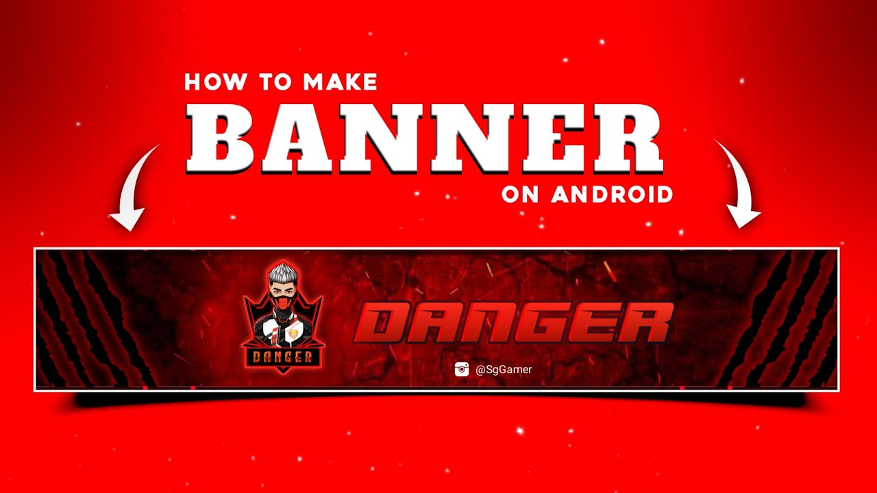 How to Make a Professional Banner For Gaming Channel | Make Gaming YouTube Channel Banner on Android