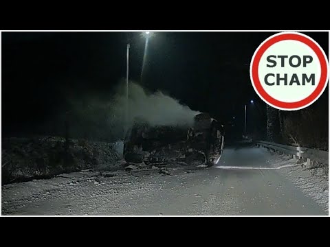 Dachowanie nastolatków w Chochołowie - za kierownicą 14-latek #1301 Wasze Filmy