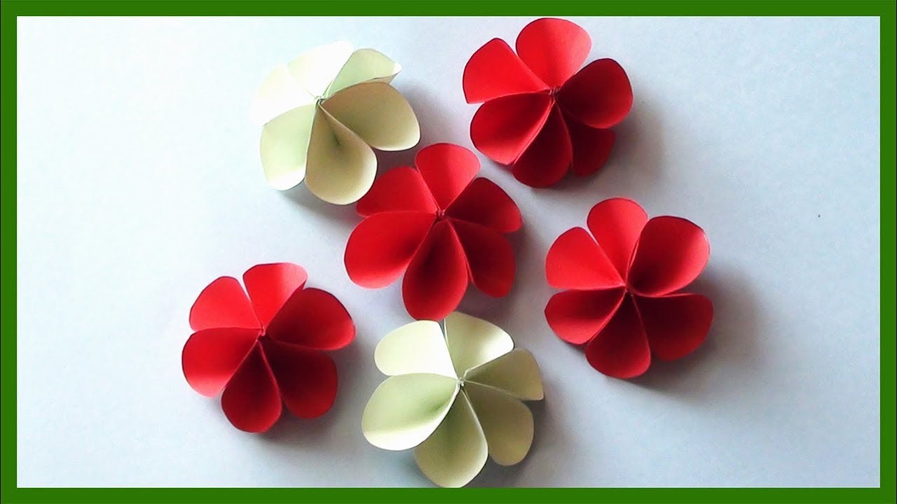 Easy Diy Paper Flowers Step By Step Crafting Papers