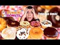 Probando TODAS las DONAS de DUNKIN DONUTS 🍩 ¿Son mas de 50? 😱