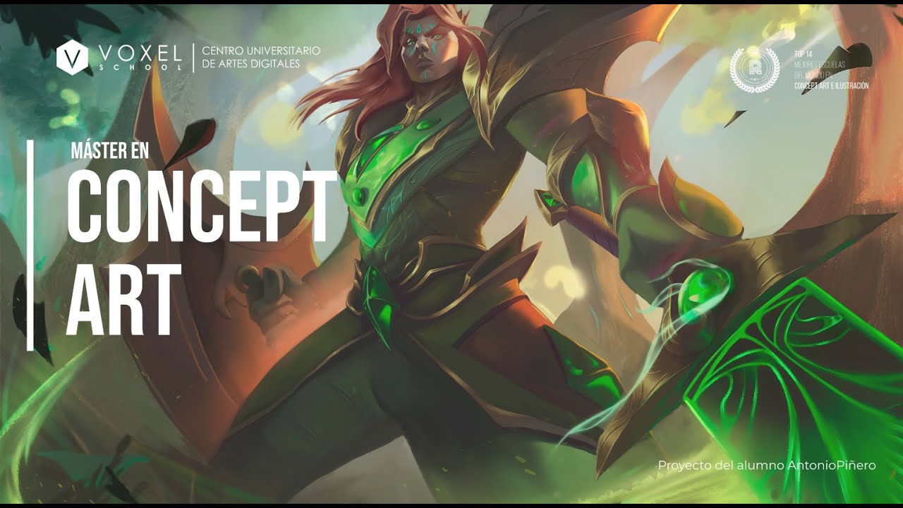 Portfolio Reel Máster en Concept Art - YouTube
