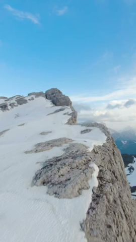 snow-capped mountain😤#relaxing #snow #shorts