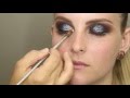 Makeup preto com glitter Tati Bueno