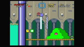 My first super mario world custom level