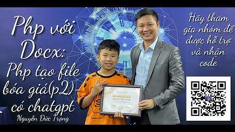 Php với Docx: Php tạo file báo giá word- Nguyễn Đức Trọng IT -Phần 2 -Áp dụng chatgpt