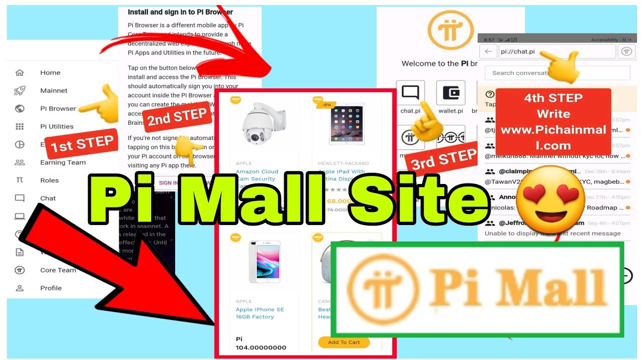 Pi Mall Launch in india Officially : Pi Network Mall : Pi chainmall