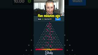 Massive Profits On Plinko!!.. (Stake Originals) #Shorts #Slots #Casino #Crashgame #Plinko