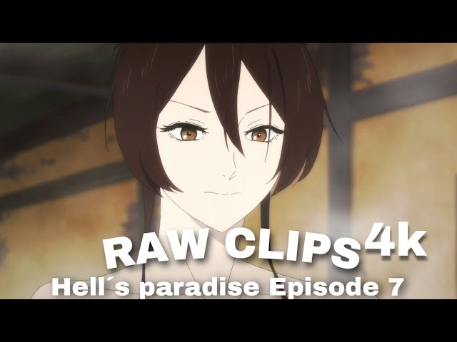 Hell's Paradise - Jigokuraku episode 1: Asaemon Sagiri saves