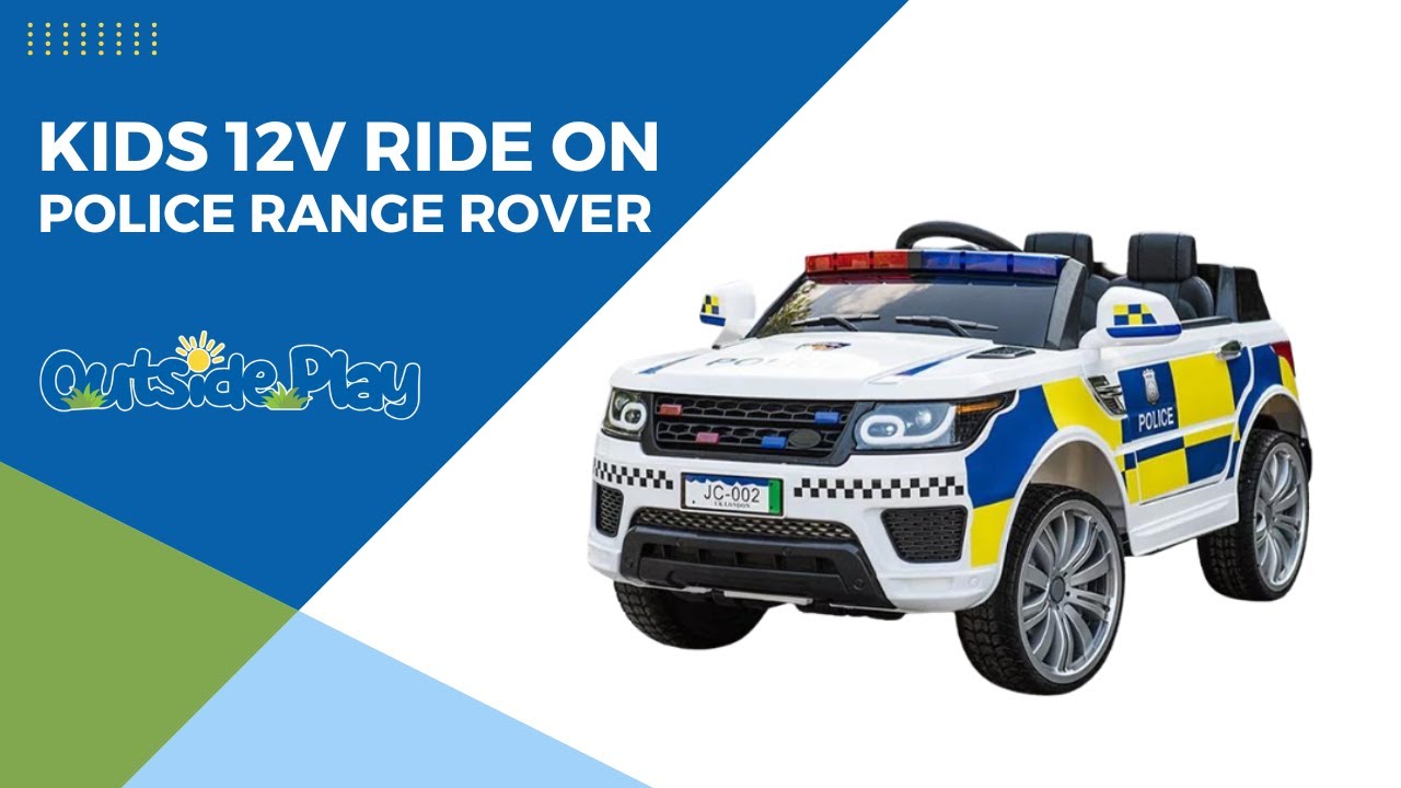 Costway Kids 12V Electric Ride On Car Police Car with Remote