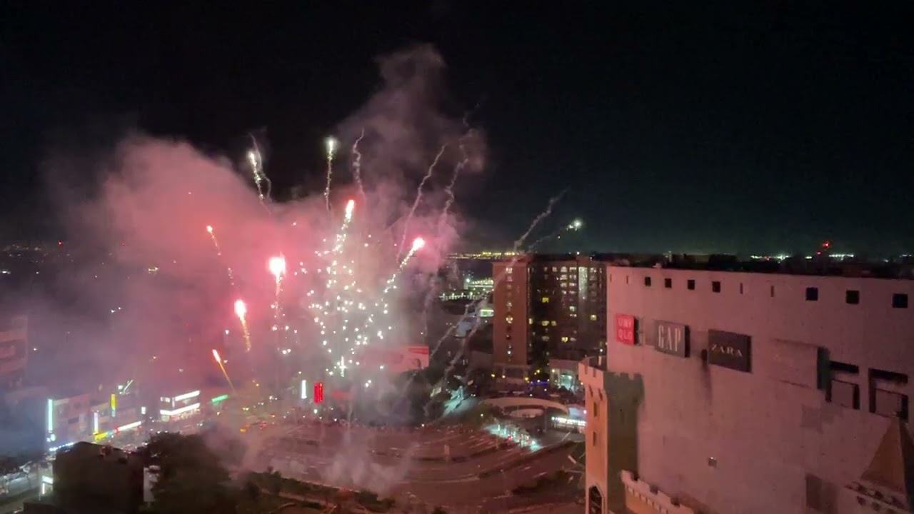 台茂雙十煙火秀