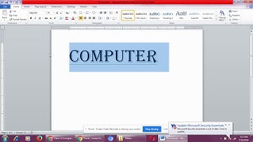 Formatting In MS Word 2010 Part 1