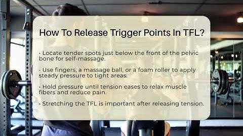 How To Release Trigger Points In TFL? - Running Beyond Limits
