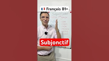 🇫🇷 SUBJONCTIF présent : verbes 2ème groupe
