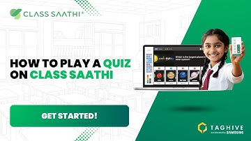 Teacher App - How to Play a Quiz on Class Saathi? | Class Saathi by TagHive Inc.