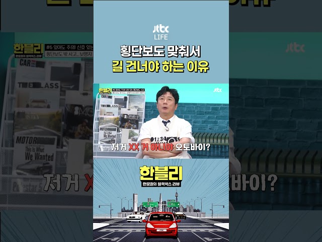 횡단보도 벗어나면 안 되는 이유 #한문철의블랙박스리뷰