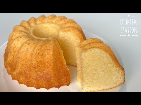 Soft  Moist Lemon HOT MILK Cake! Simple and Delicious recipe