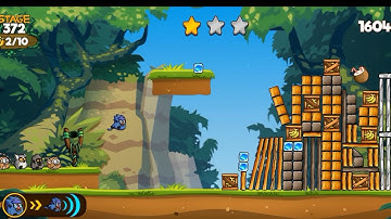 1500 STAR★ Complete | Catapult Quest | Stage 371 to 373 (hard mode) #gaming