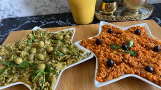 🌸جوج مقبلات  زعلوك الكرعة الخضراء courgette 🥒وزعلوك الجزر 🥕بطريقة جديدة ومختلفة بمذاق لا يقاوم😍👌🏼