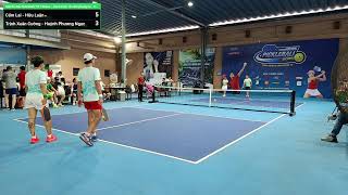 Giải thi đấu Pickleball "VTC News – Hành trình 18 năm phụng sự - đôi nam nữ - Bảng A - Trận 6 screenshot 2