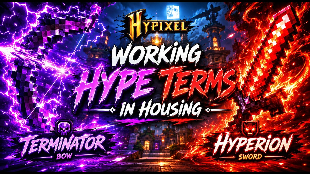 WORKING HYPERION AND TERMINATOR IN HYPIXEL HOUSING | HYPIXEL SKYBLOCK ...