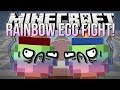 RAINBOW EGG FIGHT! | Minecraft: Splegg Minigame!