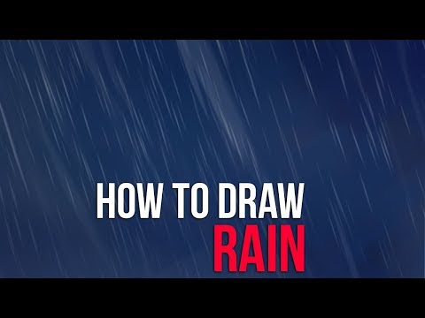 Video: How To Draw Rain