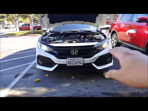 [DIY Install & Demo] 2018 Honda Civic HID vs stock Halogen bulb