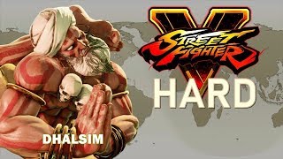 Street Fighter V - Dhalsim Arcade Mode (HARD)