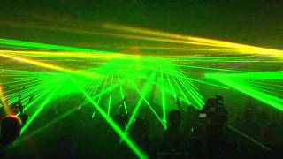 Tiesto Prešov 2010 Laser Show by MINISTRY Rental Service