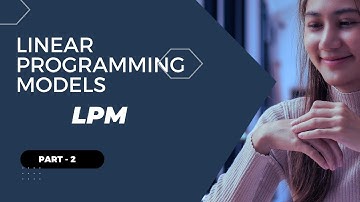 OPERATION RESEARCH-Chapter 2 part 2...LINEAR PROGRAMMING ..in Amharic