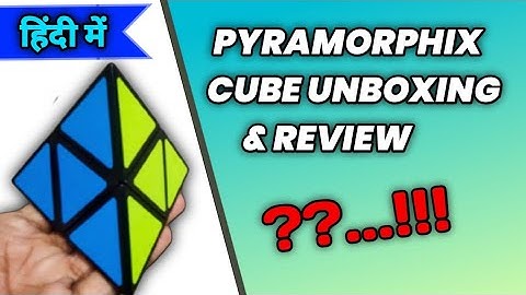 Pyramorphix Cube Unboxing & Review | (2x2 Pyramix/ Pyramid Cube) | Cubeious