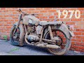 Restauration dune moto des annes 70