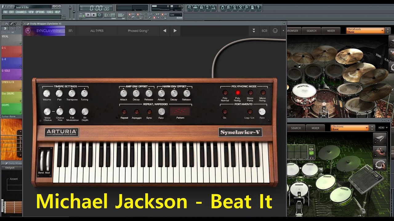 Michael Jackson - Beat It (FL Studio Cover)