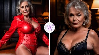 Choose Me | Natural Old Women Over 60 🌹 Attractively Dressed Сlassy  39