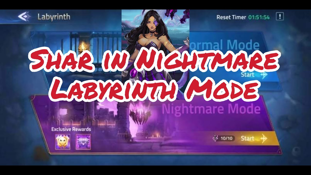 Shar Nightmare Dungeon New Event Test Server Mobile Legends Adventure