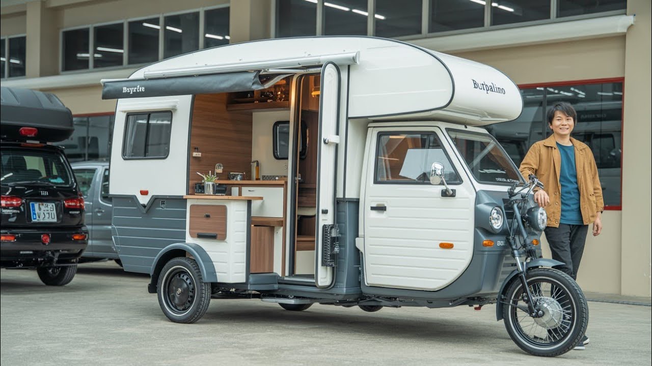 2025 Buffalino Tricycle Camper – The Ultimate One-Person Micro RV! Full Review & Tour