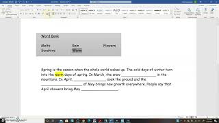 Cloze Procedure