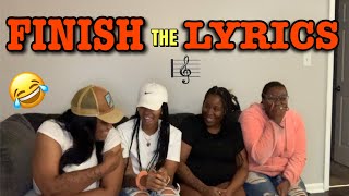 FINSH THE LYRICS OR DRINK CHALLENGE *HILARIOUS*