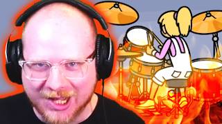 A real-life drummer loses his sanity | Rhythm Heaven Groove