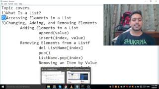 Lecture-6 List and some list functions (append,insert,del, remove, pop) Wealth