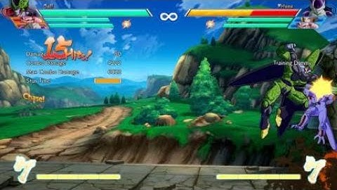 DRAGON BALL FighterZ Cell Air S loop Combo Variant