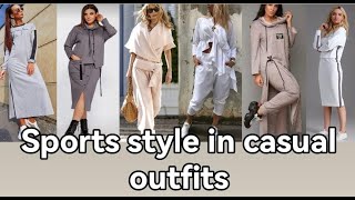 Sports style in casual outfits! Спортивный стиль в повседневной одежде!