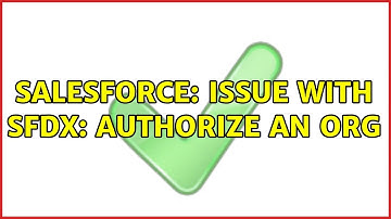 Salesforce: Issue with SFDX: Authorize an Org (2 Solutions!!)