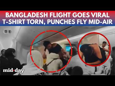 ON CAM: Bangladesh Flight Descends Into Mid-Air MAYHEM As Passengers Throw Punches In Cabin Brawl