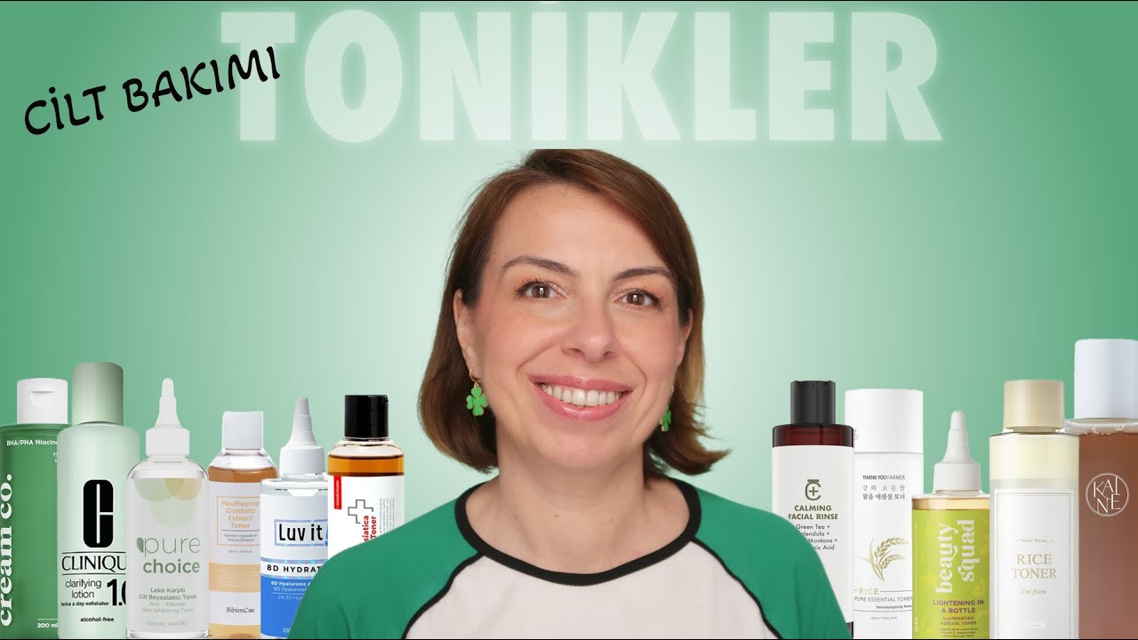 CİLT BAKIMINDA TONİKLER