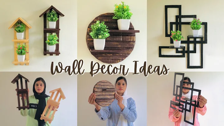Cardboard wall decor idea | best out of waste | home decor | cardboard craft | plant hanger | diy |