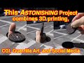 This astonishing project combines 3d printing cgi guerrilla art and social media