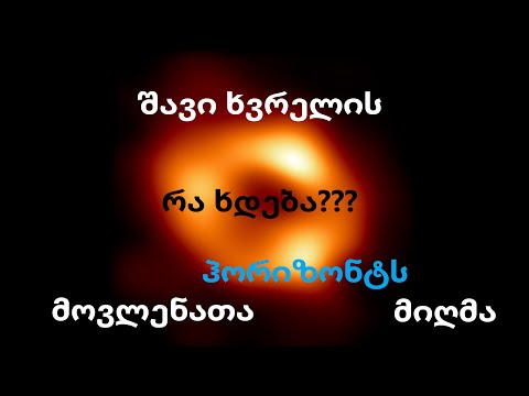 შავი ხვრელის ჰორიზონტს მიღმა