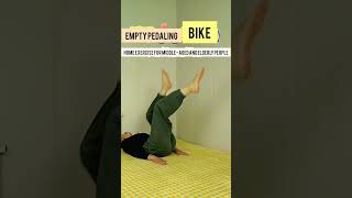 Empty pedalingbikeHome exercise for middle- aged and elderly people.#taichi #qigong