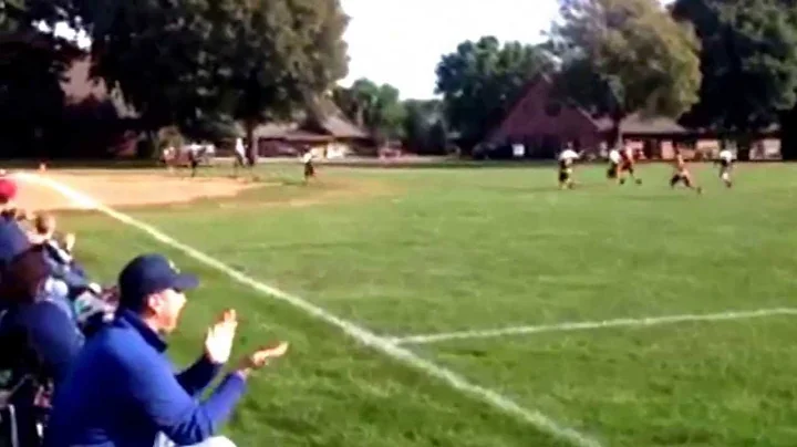 Malachi first pass of the season. Touchdown!